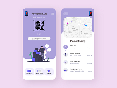 Parcel Locker Concept App