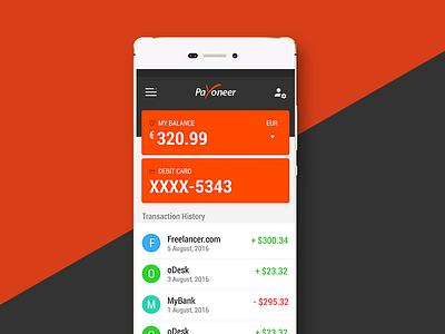 Dashboard - Payoneer