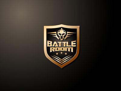 Battle Room Logo battle game illustration logo room series skull spike video world wsvg