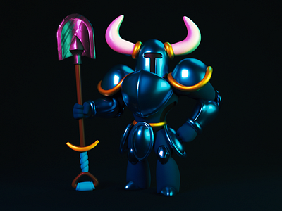 Shovel Knight 3dart cgart cgi