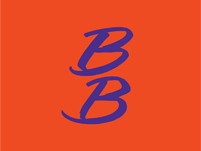 Bravo Bandits logo (just the B’s) design fall lettering october