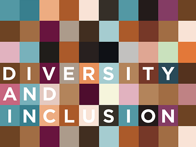 Diversity and inclusion art artwork design flat graphic design illustration vector