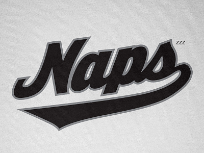 Naps athletic competition logo nap sleep sport t shirt type