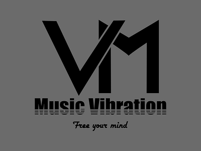 Monogram Music vibration logo