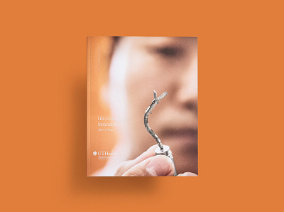 UTHealth Cover annual report art direction cover editorial