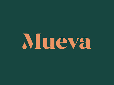 Mueva branding coffee houston identity logo wordmark