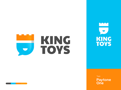 King Toys Logo kid toys background branding child colorful design fun happy illustration kid logo logo colorful logo colors logo cute logo gradient logo kids logo toys logokids sign symbol vector