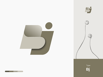 BJ lettermark 3d logo bj logo branding design electronic j logo letterlogo lettermark logo logo bold logo gradient logo monoline logotype robot logo tech logo web logo