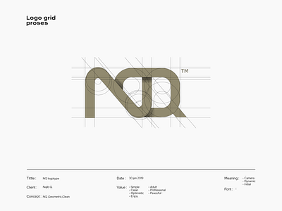 NQ logotype font icon lettering logo logotype type typeface typography