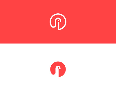 Little dino branding design flat icon illustration logo minimal vector web