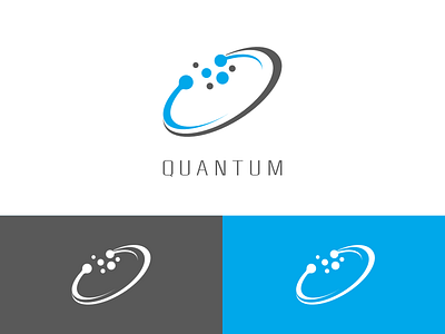 Quantum Computing Logo app branding design flat logo minimal ui vector web