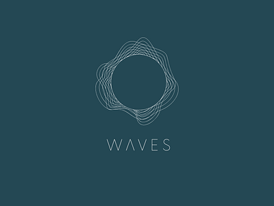 WAVES design logo minimal ui vector web