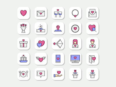 Love Season Icon Pack by Kharis on Dribbble