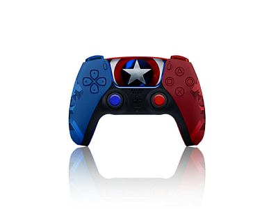 PS5 Controller - Captain America Edition
