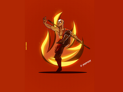 Avatar adult art artist artwork avatar colorful dance design fire god gradient graphic design illustration illustration art india lit man minimal