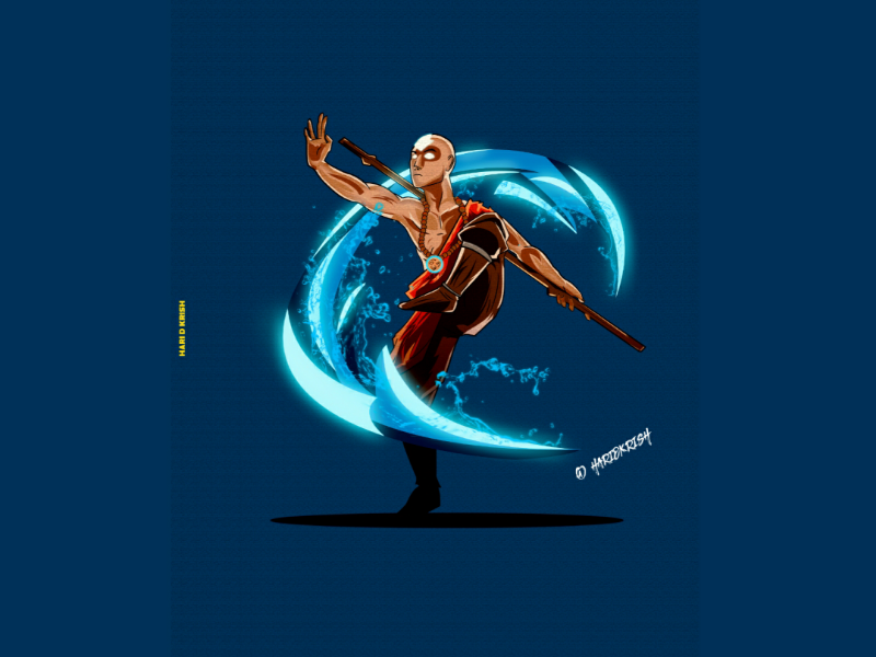 Avatar adult art artist artwork avatar colorful dance design fire god gradient graphic design illustration illustration art india lit man minimal water