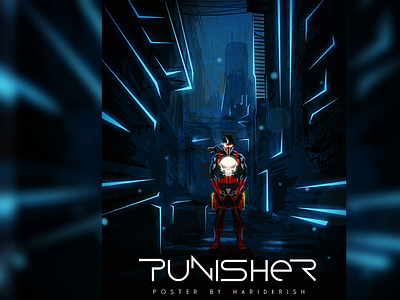 Punisher  Illustration poster