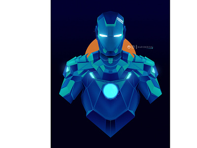 Ironman Illustration branding comics design editing illustration ironman logo marvel comics marvel studios poster poster design superhero tony stark ui