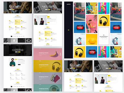 Creative portfolio Theme Design animation app landing page blog design branding colorful design envato icon landing page ui landingpage minimal psd psd template saas landing page template typography ui ux web website