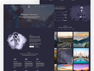 Personal website design