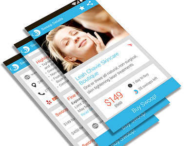 Youswoop mobile app android mobile app uiux visual design