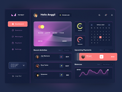 Paybay - Finance Dashboard 💸