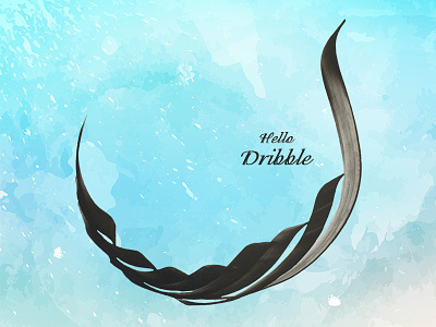 Hello-Dribble design firstshot hello dribble hellodribbble logo typography