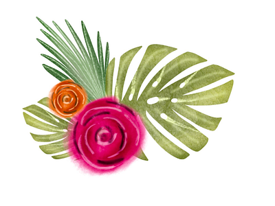 Floral illustration inspired by nature fauna flora floral flower greenery inspiration leaf nature