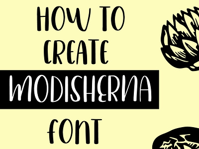 Learn How to Create your own Handwritten font | Calligraphy font