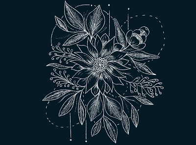 YOU CAN DRAW THIS floral illustration in Procreate on iPad decor decoration decorative decorative elements elements floral floral composition flower illustration illustrator nature procreate procreate art watercolor
