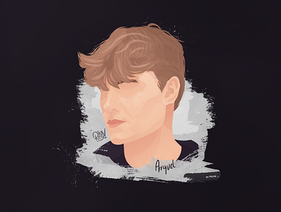 Arquel - Twitch streamer vector portrait arquel art brush illustrated illustrations portrait stream streamer twitch vectorart vectorillustration vexelportrait