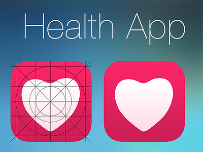 iOS 8 Health App Icon Concept ios 8 ios 8 concept ios 8 health ios 8 health app icon concept