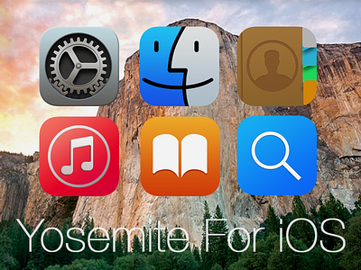 Yoesmite icons for iOS