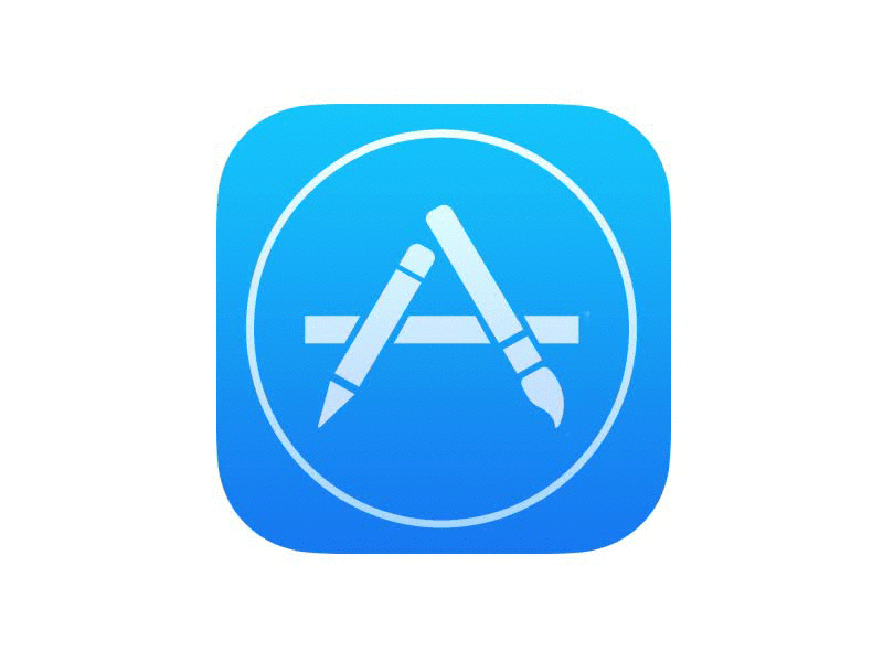App Store Icon Alternative With Grid/Background app store app store icon ios 8