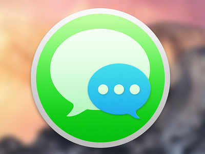 Messages Icon Concept For Yosemite