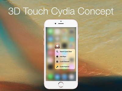 3D Touch Cydia Concept