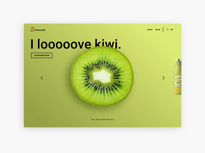 Innocent kiwi advertising art austria branding concept design designer idea innocent kiwi website