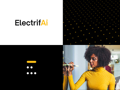 ElectrifAi artificial intelligence identity logo design logotypedesign machine learning moodboard technology