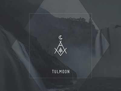 Tulmoon mark camping identity logo traveler tulmoon