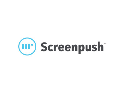 Screenpush - logo agency branding icon logo refresh