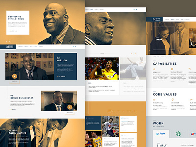 MagicJohnson.com basketball enterprises homepage mje responsive