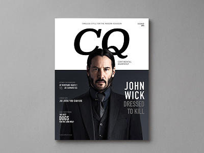 CQ magazine cover cmyk condensed cover johnwick2 keanu reeves magazine print wick