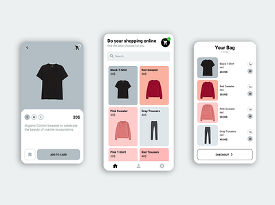 Clothes E-Shop Mobile App clothes e commerce e commerce app e commerce design e commerce shop e shop ecommerce mobile app mobile app design mobile design