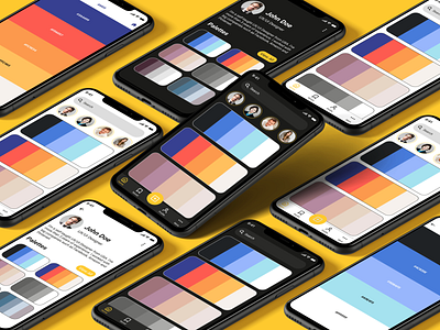 Paletty - Mobile App colors colors palette mobile app mobile app design mobile design mobile ui ui ui ux ui design uidesign uiux ux ux ui ux design uxdesign uxui