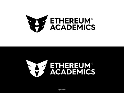 Ethereum Academics Logo (B/W)