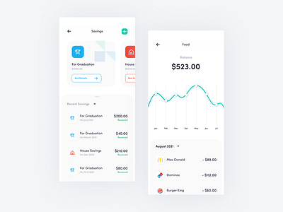 E - Wallet Mobile App UI appdesign banking app finance app materialdesign mobile app design money transfer online banking online wallet screen design ui uidesign uxdesign wallet app