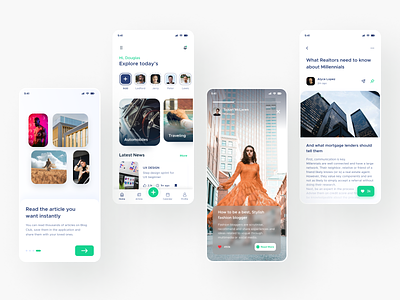 Wise Words - Article App Concept