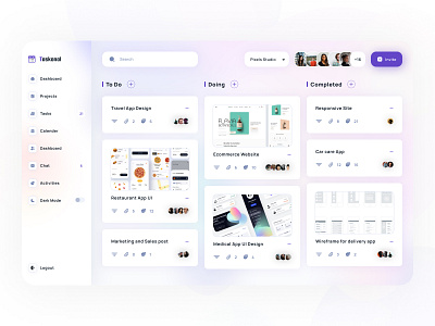 Taskonal - Task Management Dashboard