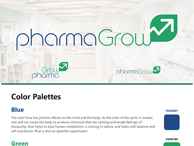 pharma grow logo presentation app design branding icon illustration logo logo design logodesign logos logotype typography ui vector