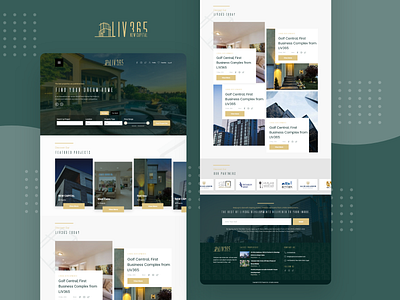 Liv365 ui designer web design website website design websites